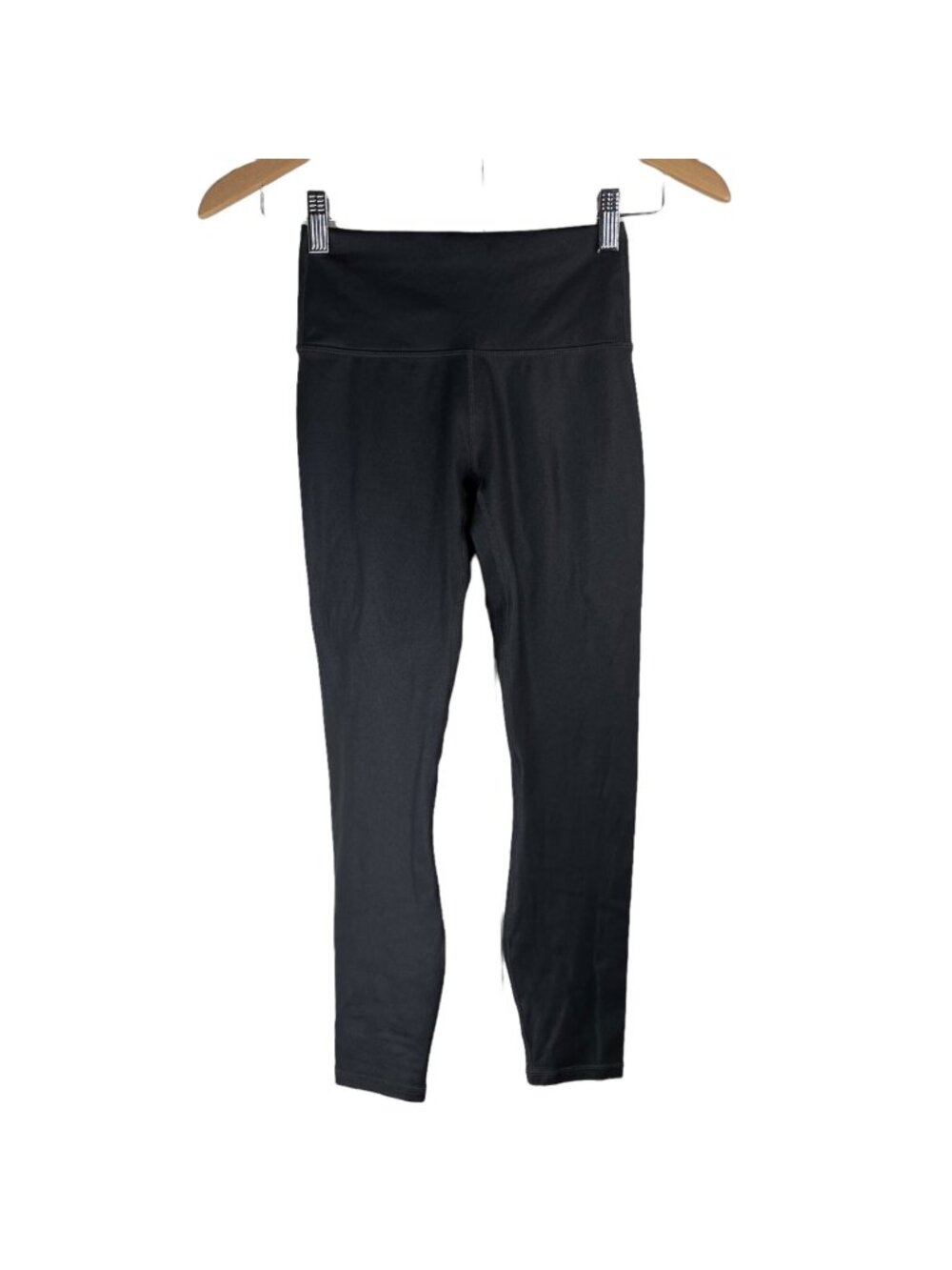 Fabletics Leggings XS Athletic Cropped Leggings Pull On Yoga Activewear Black Gy